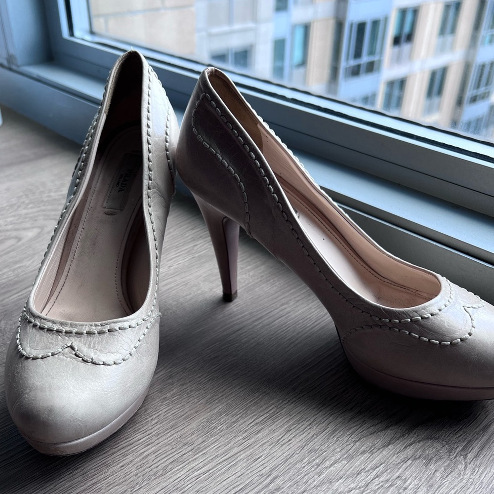 Prada Blush Heels